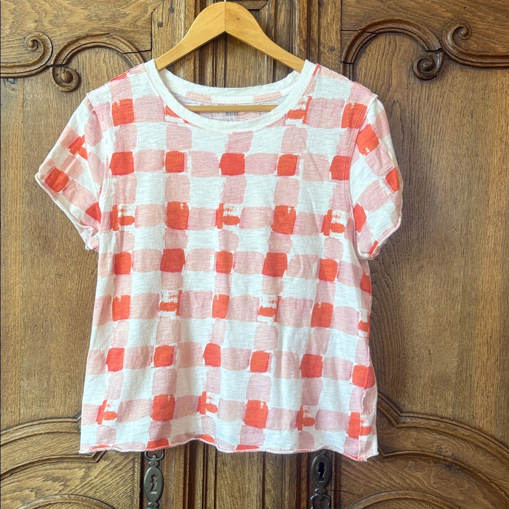 ANTHROPOLOGIE MAEVE Picnic Graphic Tee - Picture 2 of 11